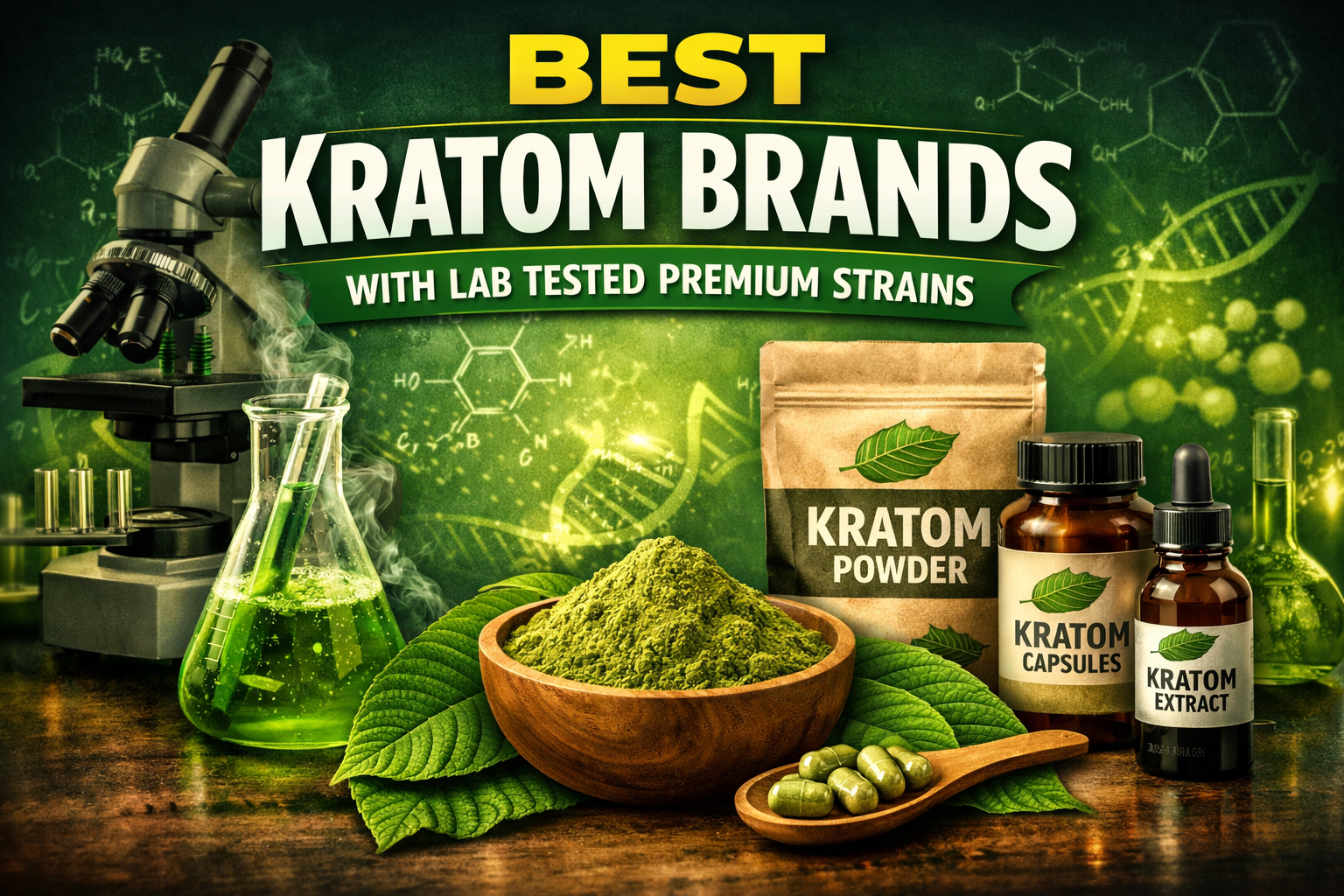 Best Kratom Brands With Lab Tested Premium Strains