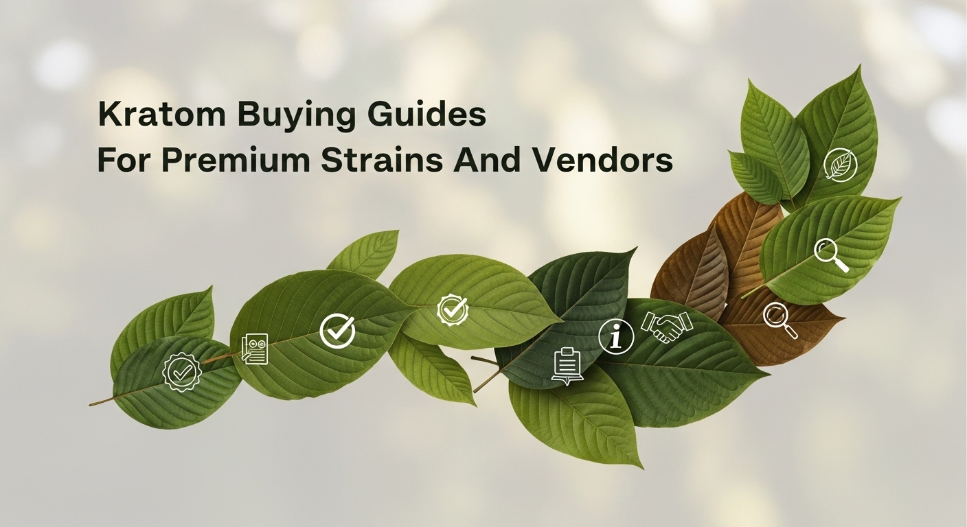 Kratom Buying Guides For Premium Strains And Vendors