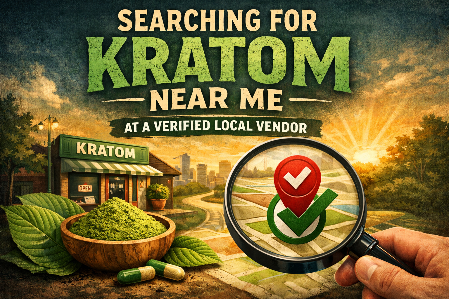 Searching For Kratom Near Me At A Verified Local Vendor
